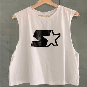 NWT Starter white Crop Top